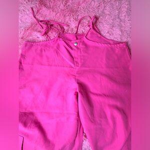 Pink jumpsuit